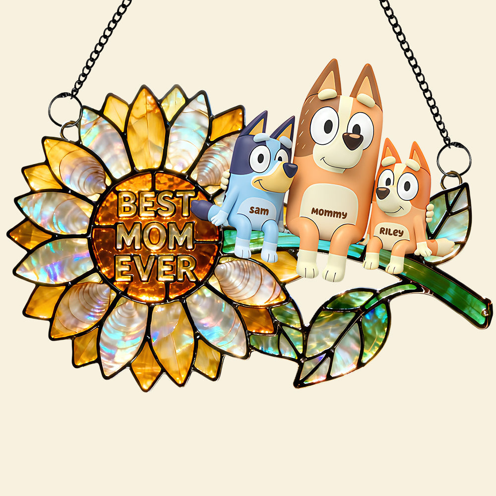 Best Mom Ever Suncatcher - Personalized Gifts For Mothers 01nadt100326