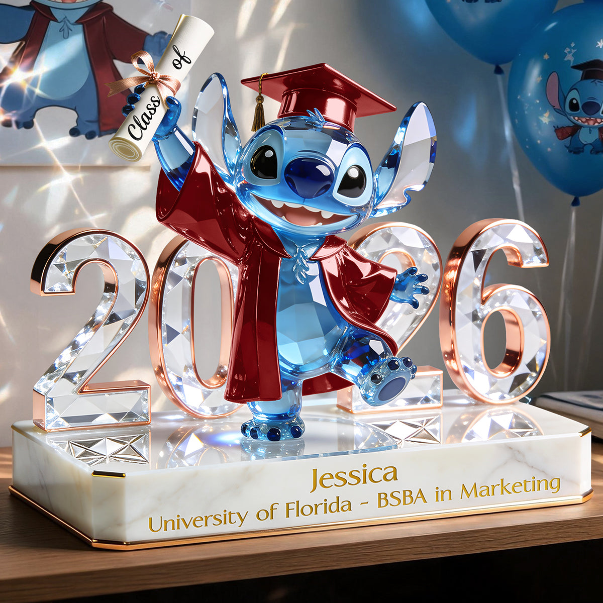 Space Buddy Graduation Acrylic Plaque - Personalized Gifts For Graduates 01tgta250526