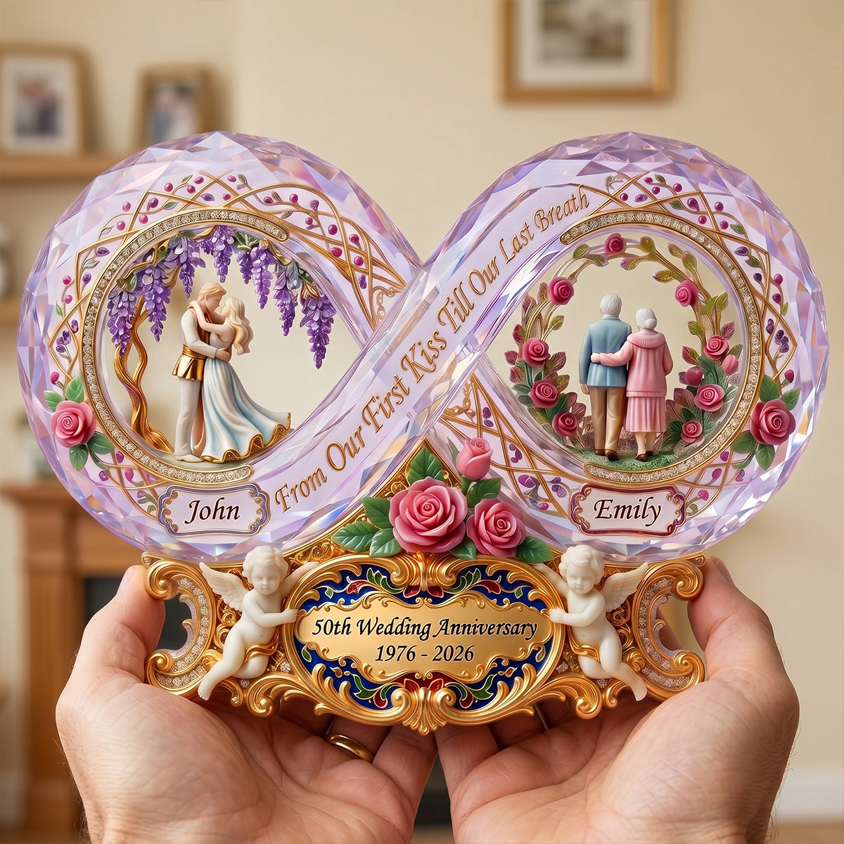 A Lifetime Of Love Acrylic Plaque - Personalized Gifts For Loved Ones 02TYTN290526