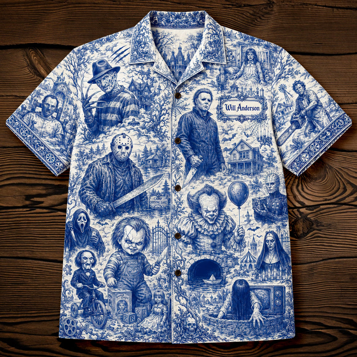 Retro Horror Hawaiian Shirt Personalized Gifts For Horror Lovers 01HUQN220626