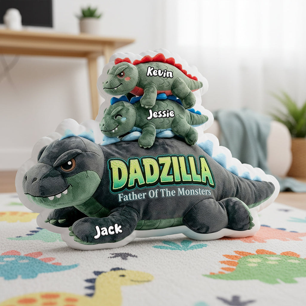 Giant Creatures Father Custom Shape Pillow - Personalized Gifts For Dads 02nata120526