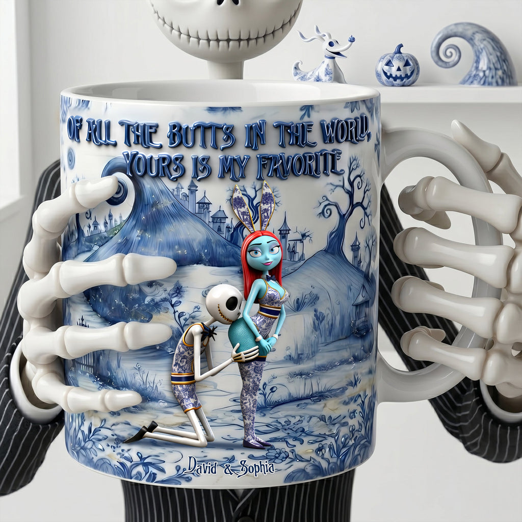 Skeleton Naughty Coffee Mug - Personalized Gifts For Couple 04ohlu030626