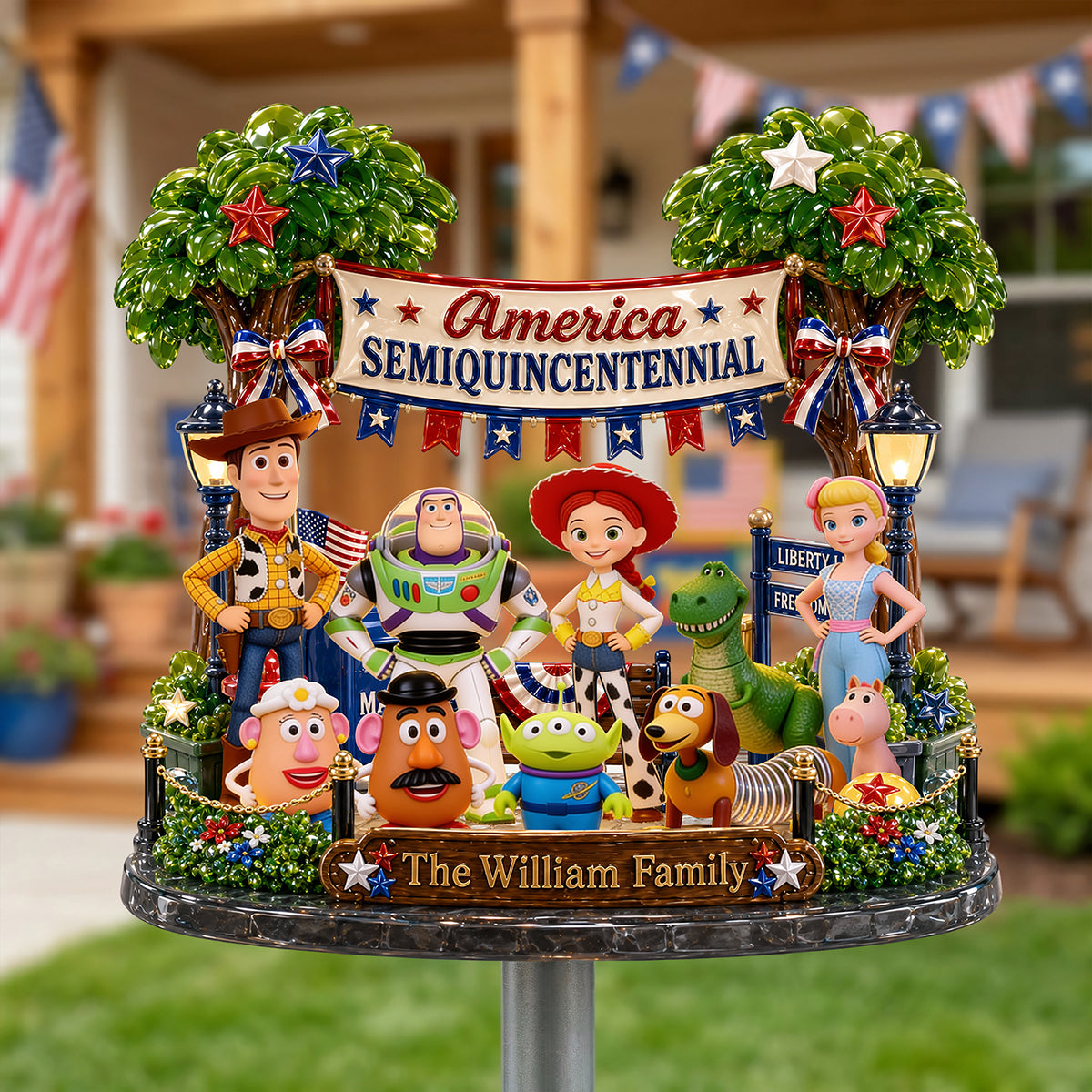 USA Family Acrylic Sign - Personalized Gifts For Family 02pata180626