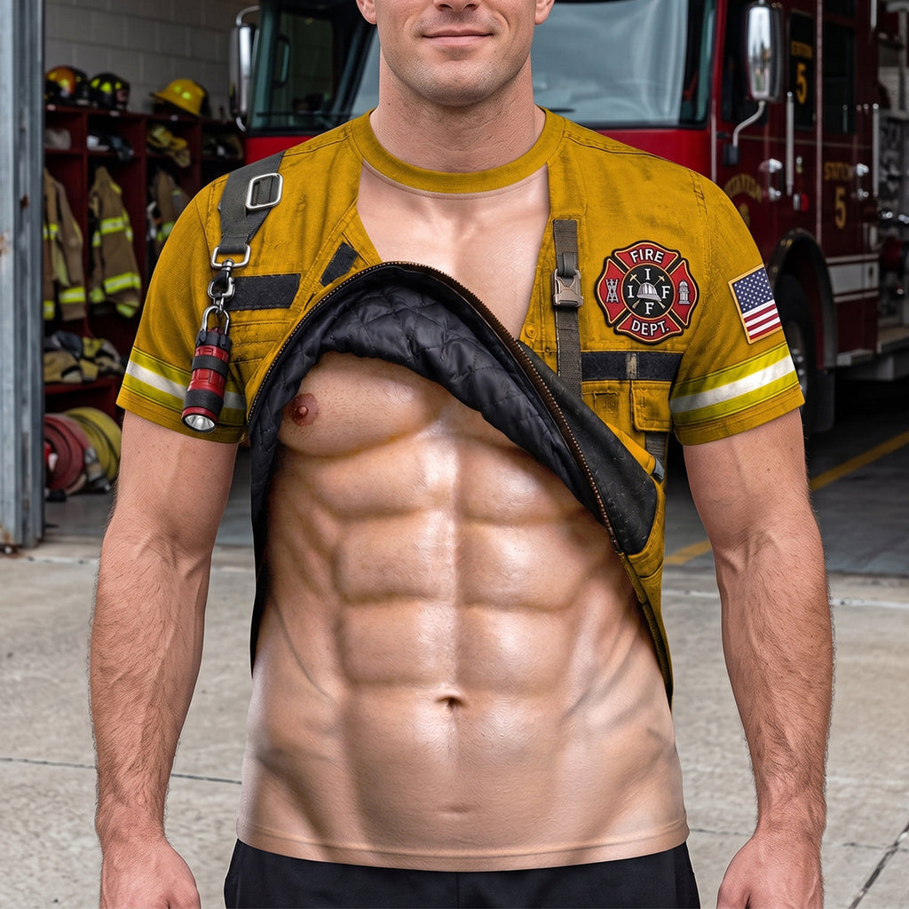Firehouse Hero Shirt - Personalized Gifts For Firefighter 01OHTN160726