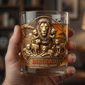 The Best Dad Personalized Glass 099totn080626