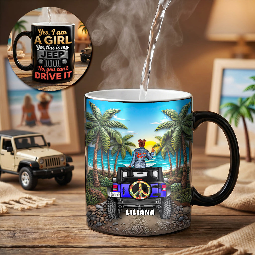 Adventure Girl Magic Coffee Mug - Personalized Gifts For Off-road Lovers 01HUDH230426