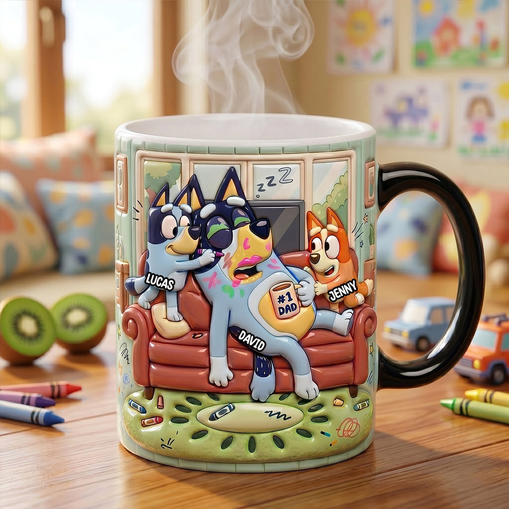 Sleepy Dad Magic Coffee Mug - Personalized Gifts For Father 04QHTN190526