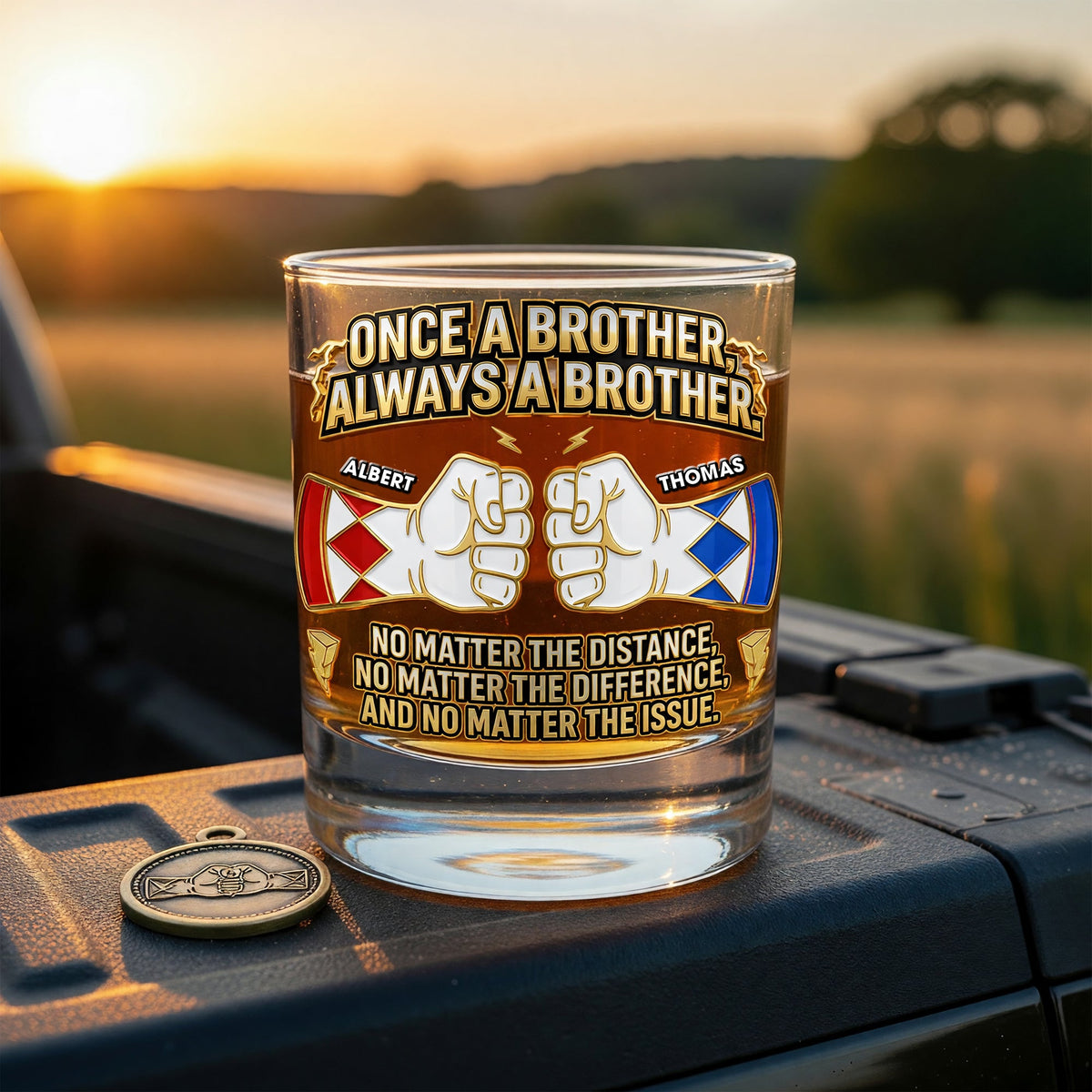 Once A Brother, Always A Brother Drinking Glass - Personalized Gifts For Brothers 05naqn060626