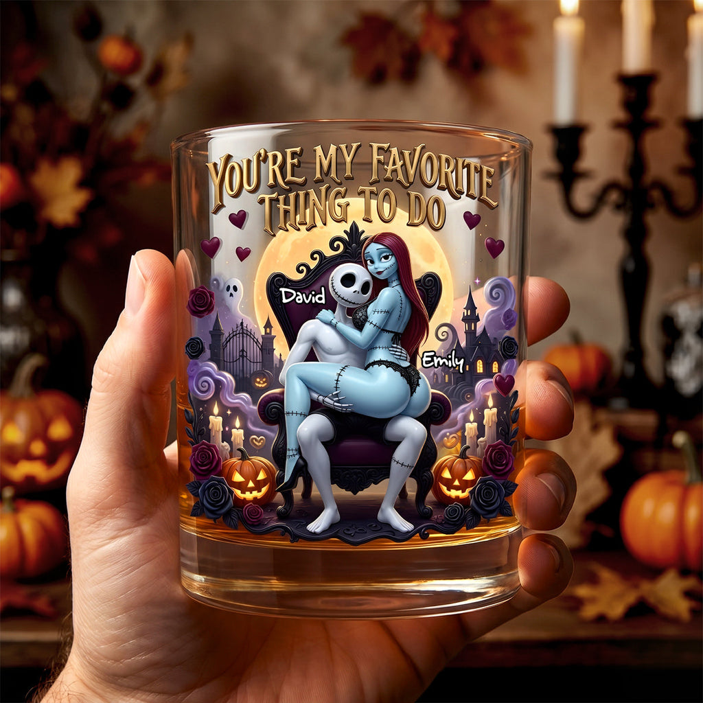 Naughty Soulmates Whiskey Glass - Personalized Gifts For Couples 03TYDH160626