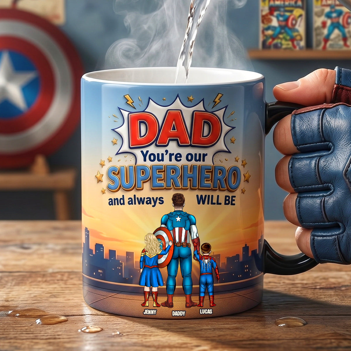 Best Dad Ever Magic Mug - Personalized Gifts For Dad 01NATN060526