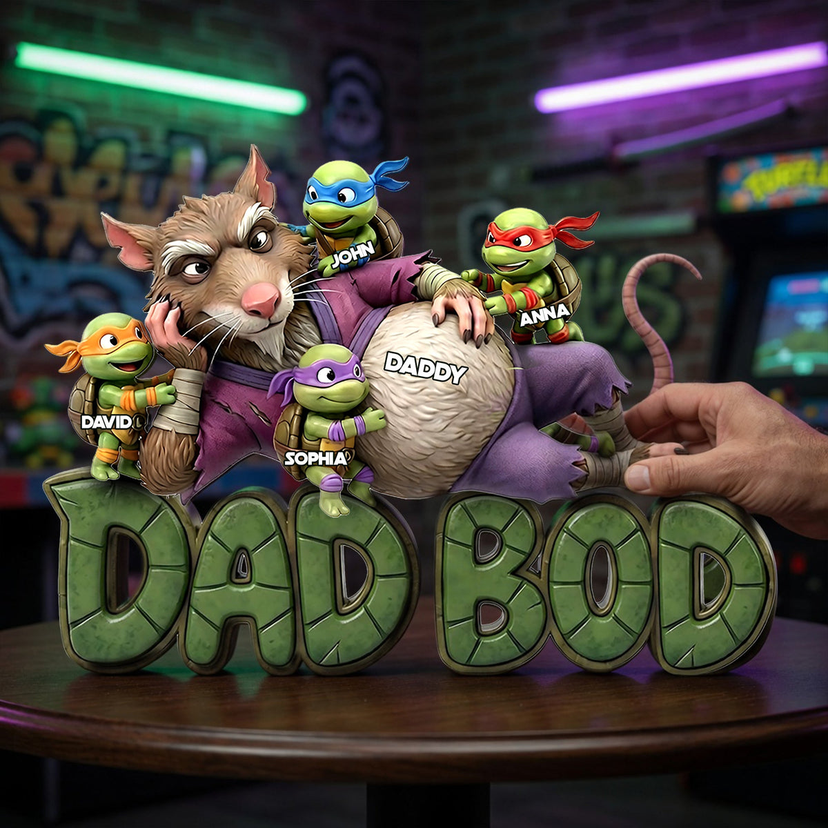 Dad Bod Acrylic Plaque - Personalized Gifts For Dads 01ohlu070526