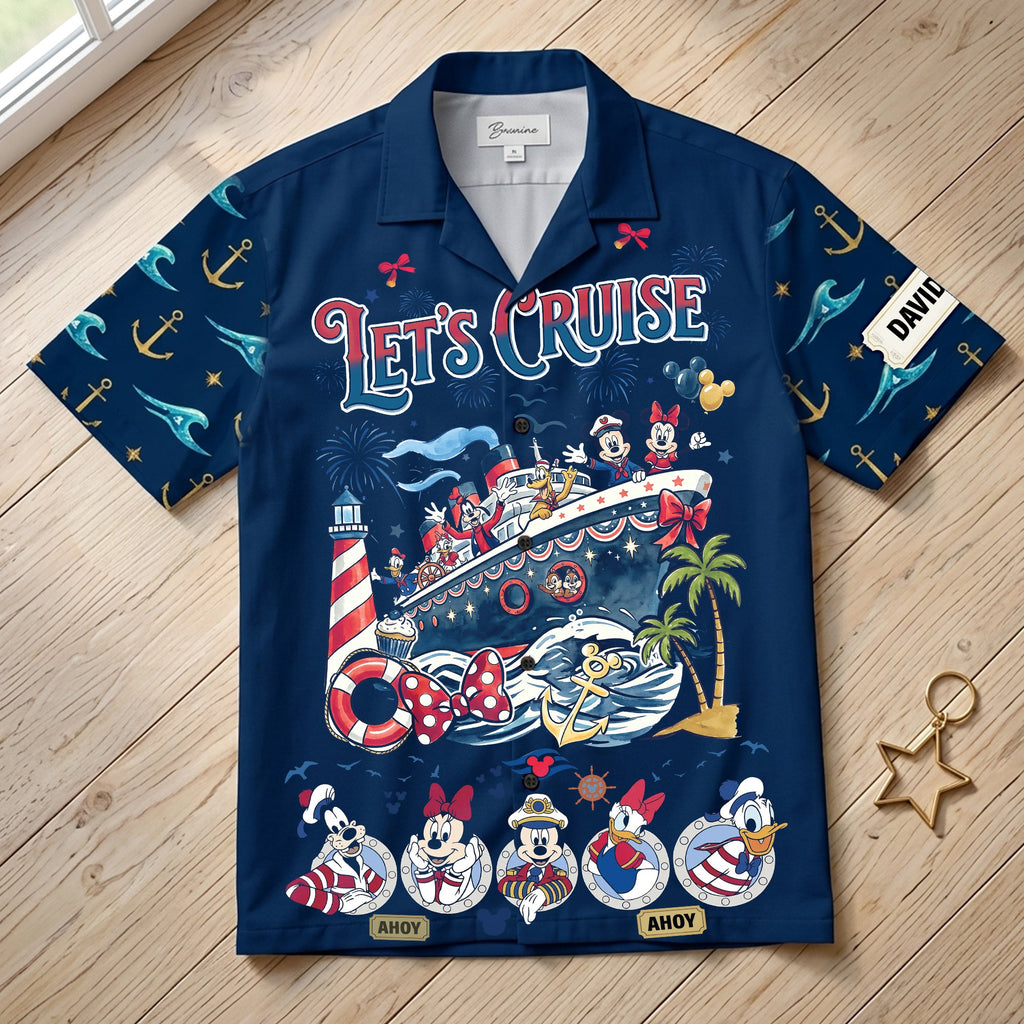 Fun Cruise Squad Hawaiian Shirt, Personalized Gifts For Cruising Squad 03qhqn190326