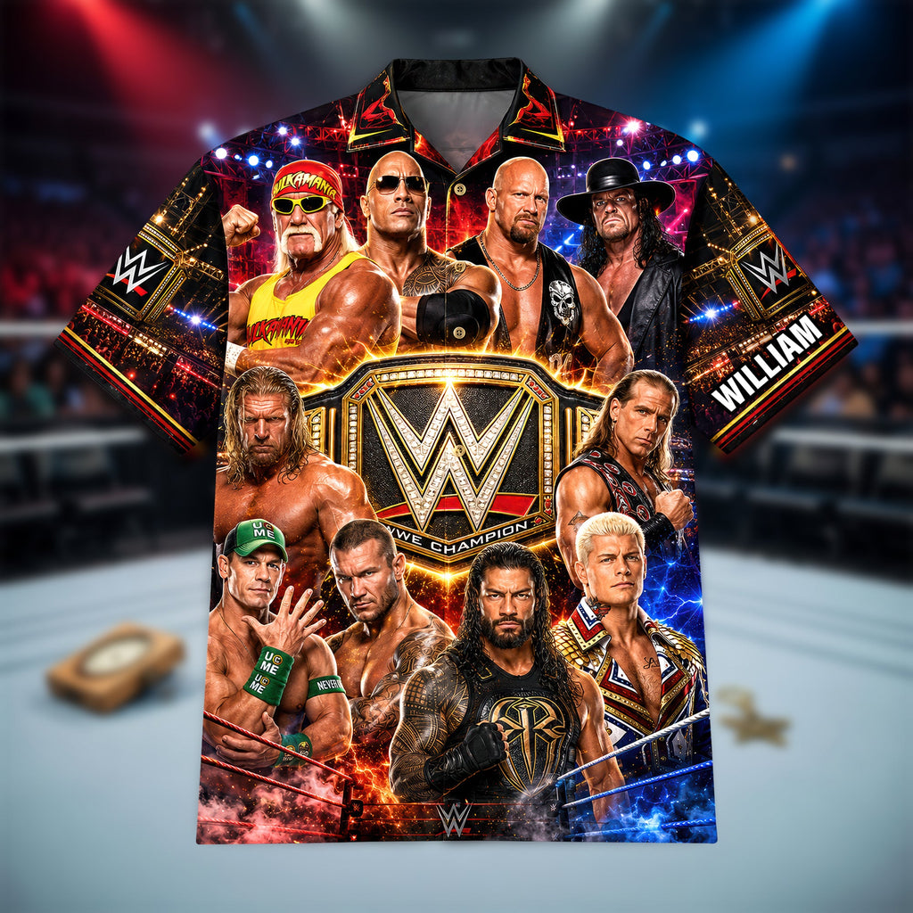 Wrestling Champion Hawaiian Shirt - Personalized Gifts 06naqn230626