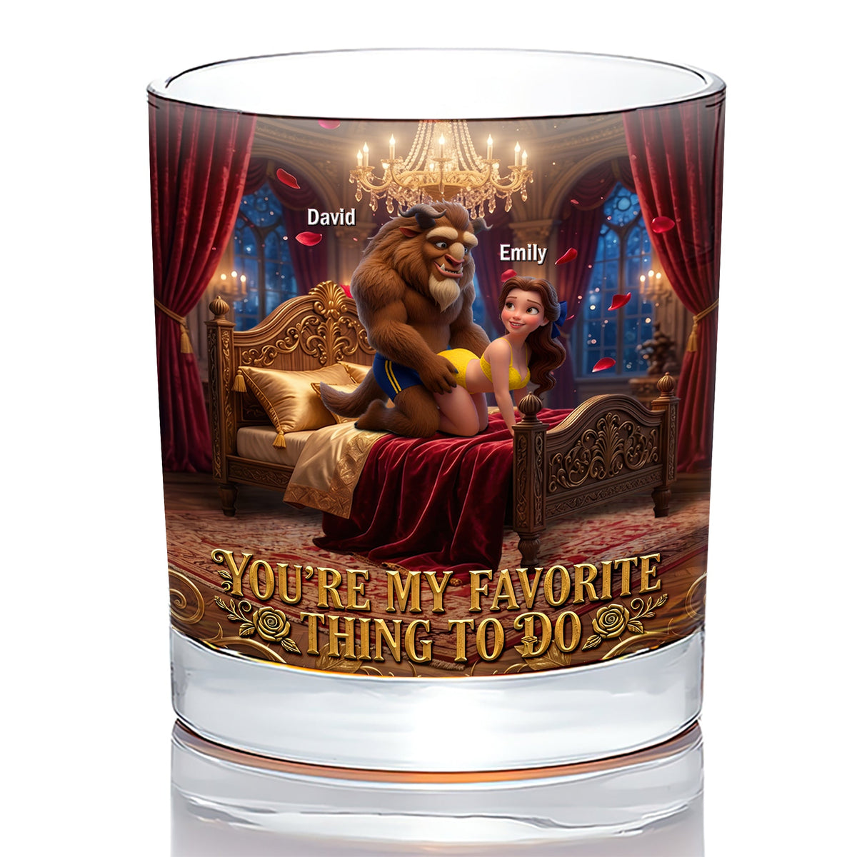 Naughty Couples Drinking Glass - Personalized Gifts For Couples 02tyqn010626