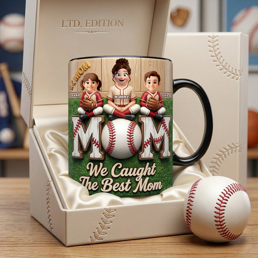 Proud Baseball Mom Magic Coffee Mug - Personalized Gifts For Baseball Mom 03HULU220426