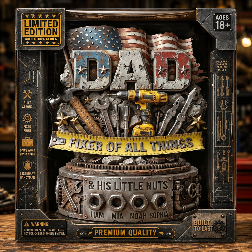 Mastered Handyman Dad Acrylic Plaque, Personalized Gifts For Dads 04QHLU200526