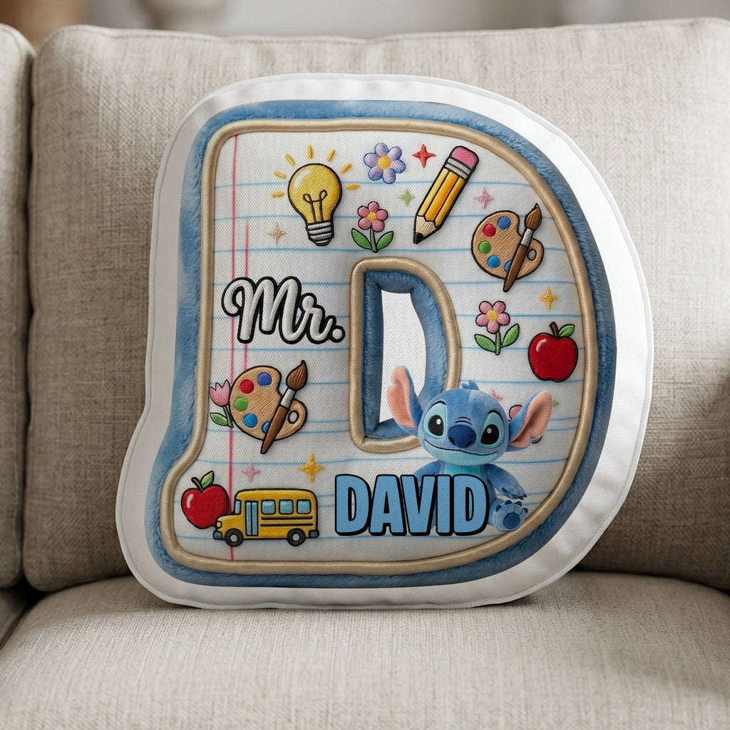 Classroom Letter Custom Pillow  - Personalized Gifts For Teacher 01PATN170626