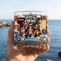 30 Years Of Adventure Round Glass - Personalized Gifts 01totn160626