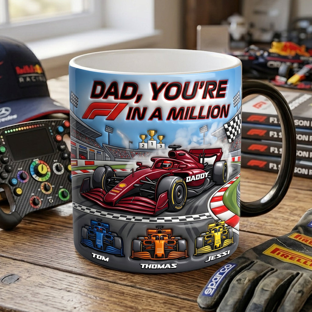 Dad, You’re In A Million Magic Coffee Mug - Personalized Gifts For Dad 03nalu120526