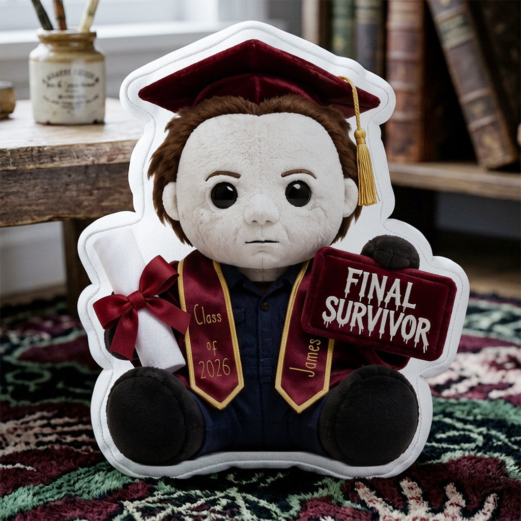 Final Survivor - Celebrate Graduation Custom Shape Pillow - Personalized Gifts For Graduates 01pata130526