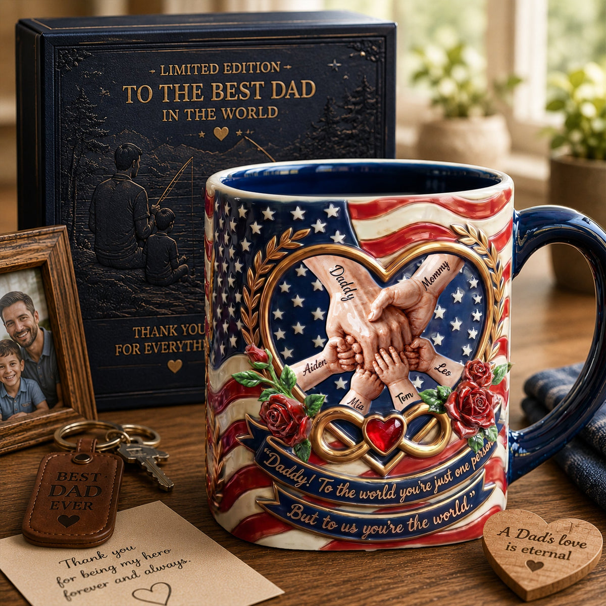 Infinity Love Accent Mug - Personalized Gifts For Family 03palu230526