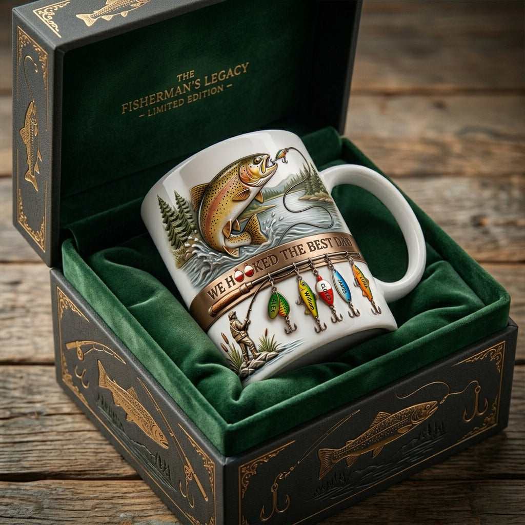 Fishing Best Dad Coffee Mug - Personalized Gifts For Father 02palu090426