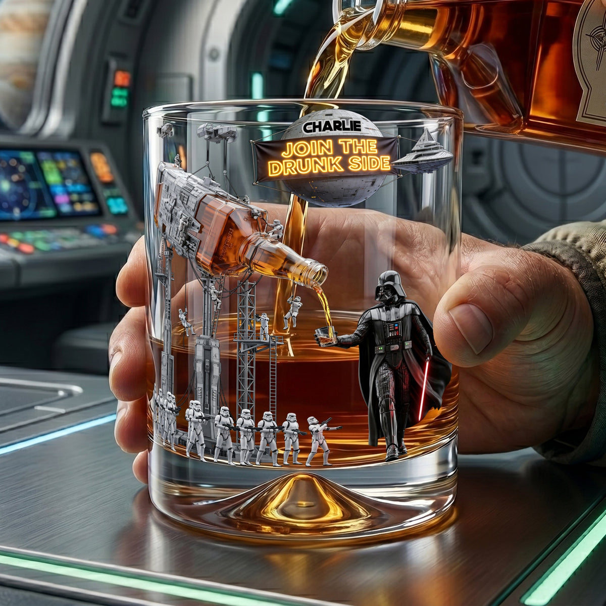 Fun Pouring Drinking Glass - Personalized Gifts 02qhlu230626