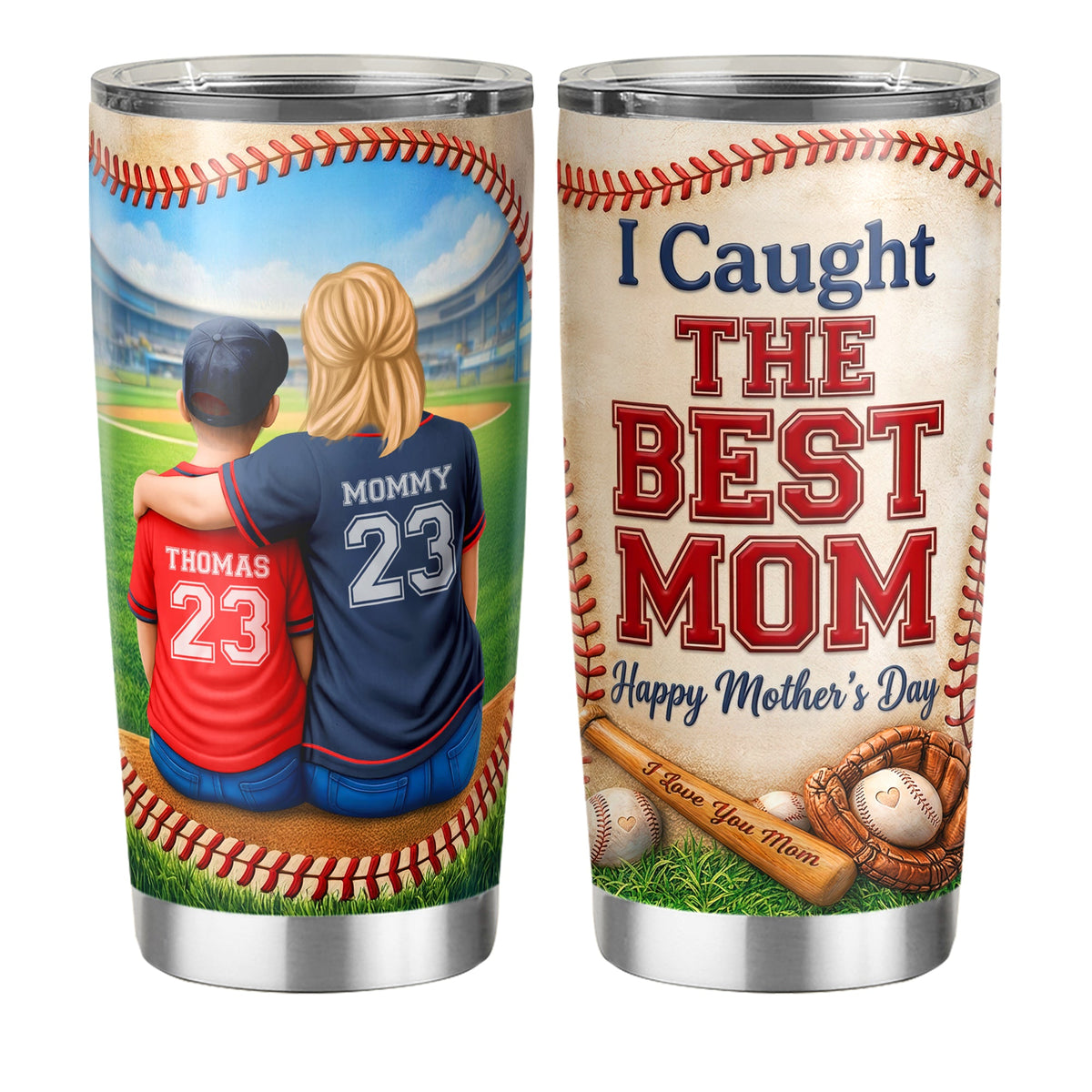 Baseball Mom Tumbler - Personalized Gifts For Mother's Day 03huqn190326