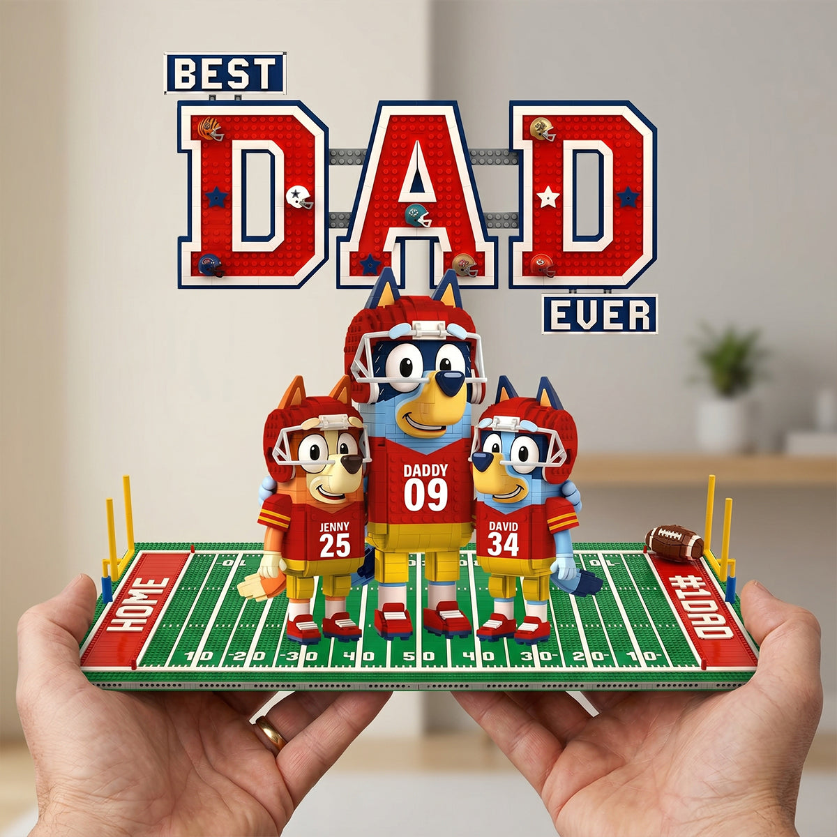 Game Time With Dad Acrylic Plaque - Personalized Gifts For Dads 03HUTN290426