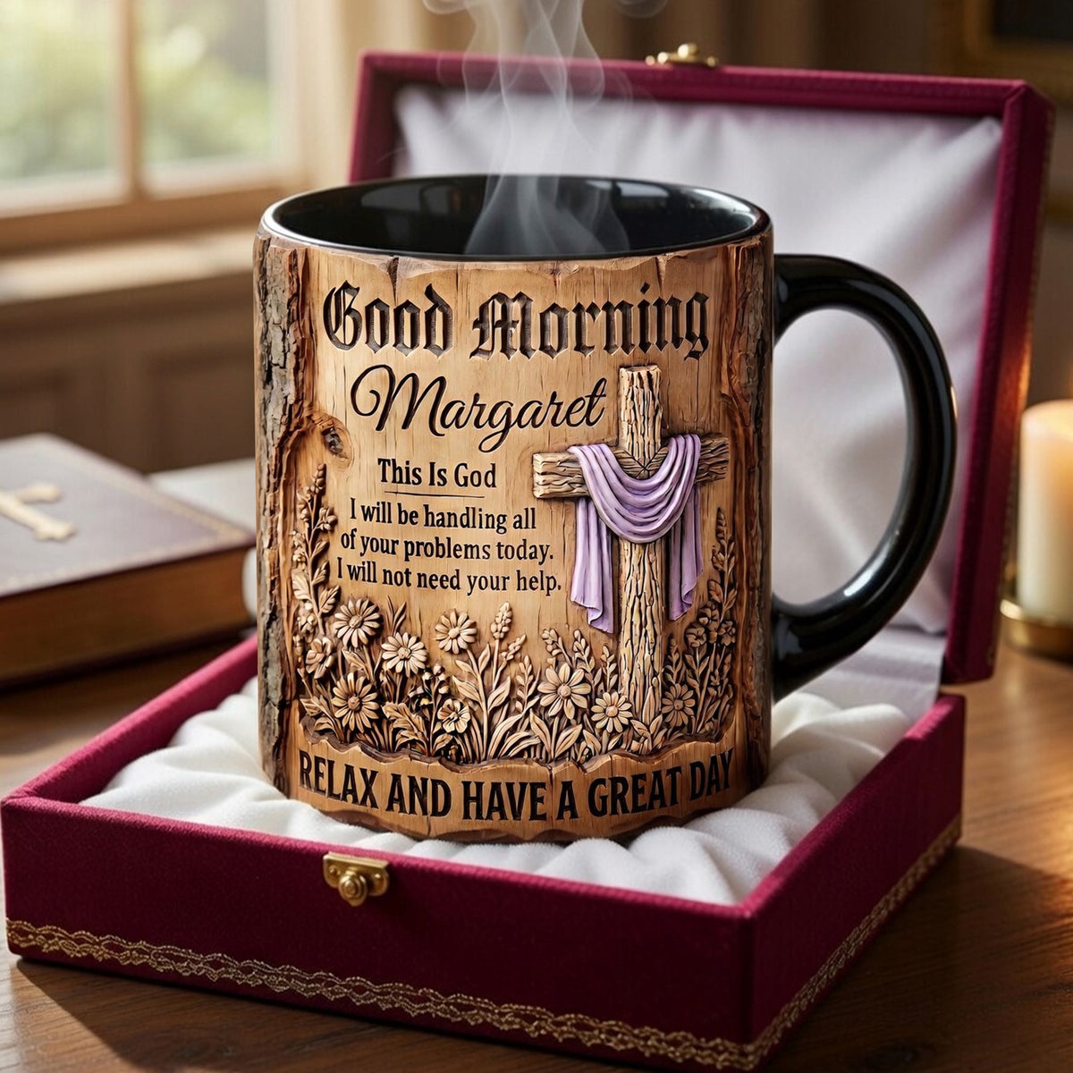 God Morning Religious Coffee Mug - Personalized Gifts For Christian Coffee Mug 04PALU180326