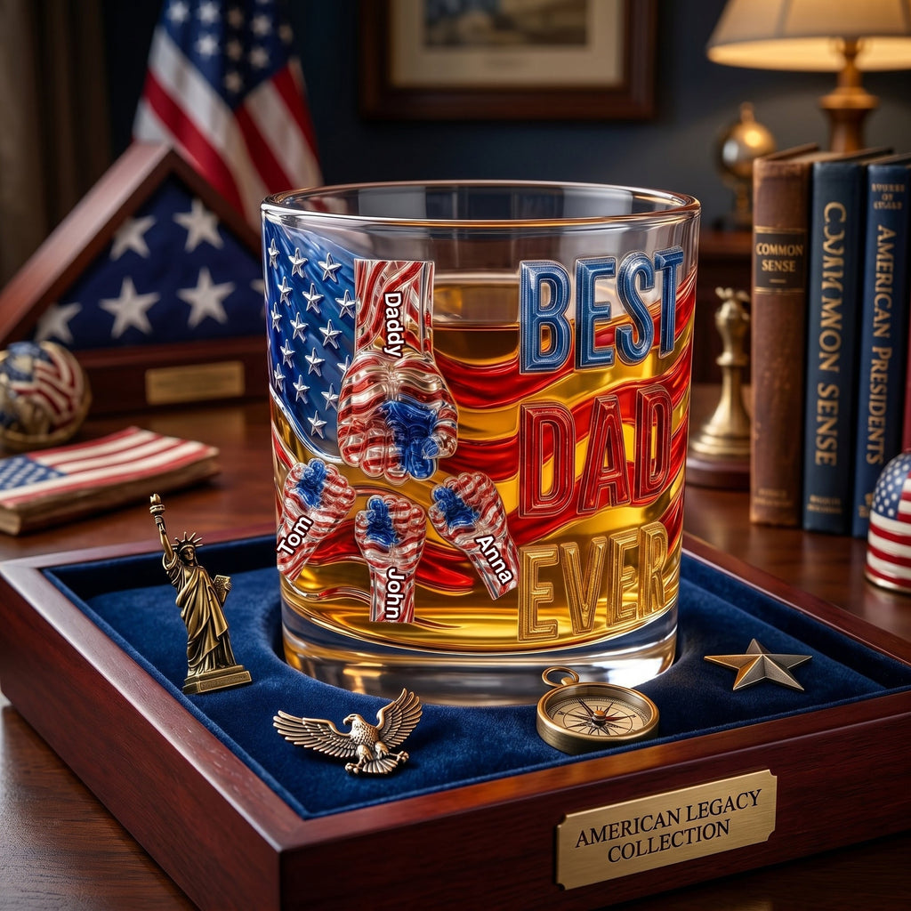 Power Fist Drinking Glass - Personalized Gifts For Dads 06ohlu220526