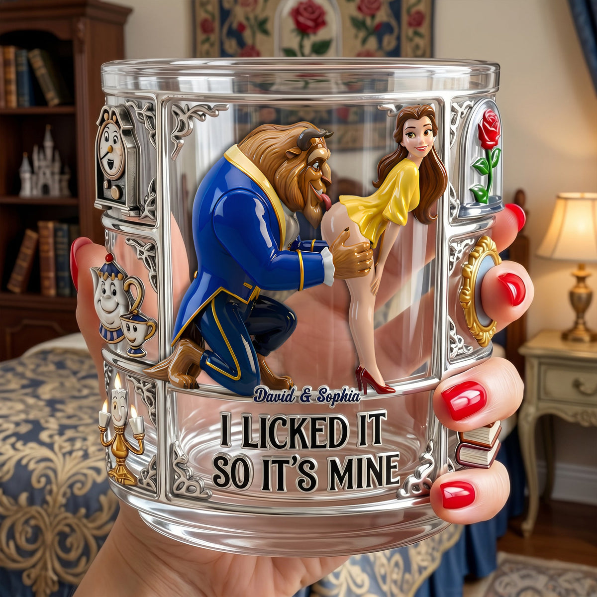 Naughty Couples Drinking Glass - Personalized Gifts For Couples 03ohlu150626