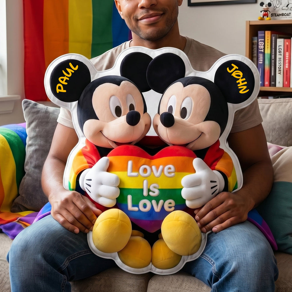 LGBT+ Pride Month Pillow  - Personalized Gifts For Couple Pillow 07NALU200526