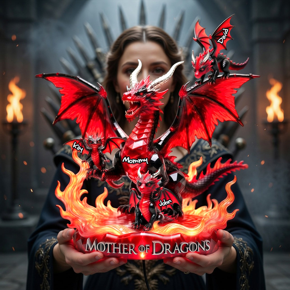 Mother Of Dragons Acrylic Plaque - Personalized Gifts For Mother 05tylu150426