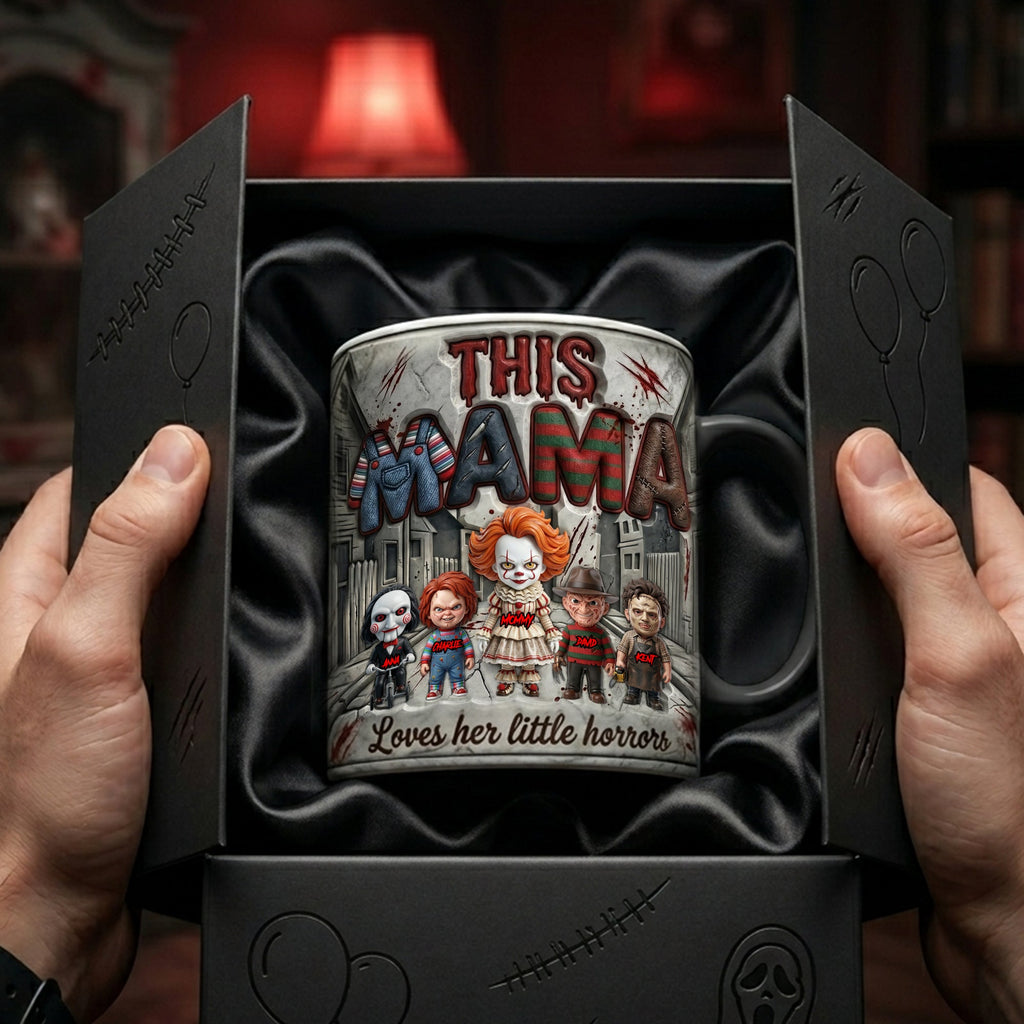 Mama’s Little Horror Magic Ceramic Coffee Mug - Personalized Gifts For Mom 03NALU110426