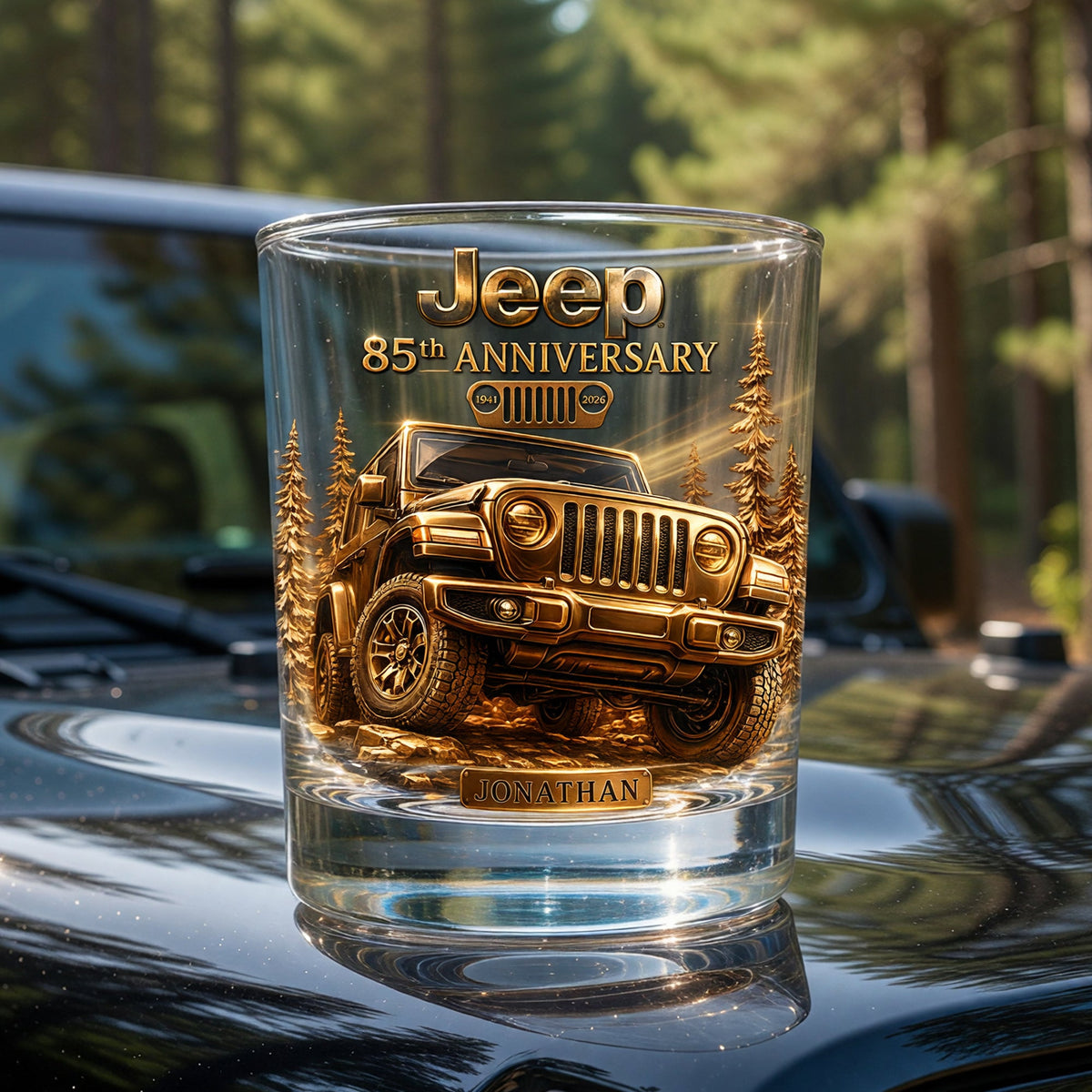 Off-road Glory Round Glass, Personalized Gifts For Off-road Lovers 05qhqn220626