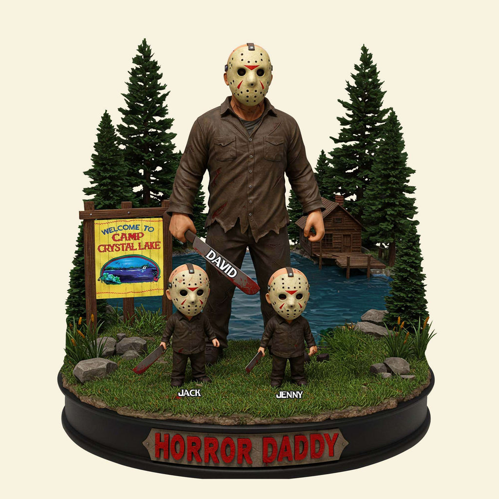 Horror Dad Acrylic Plaque - Personalized Gifts For Father's Day Plaque 031QHTN050525