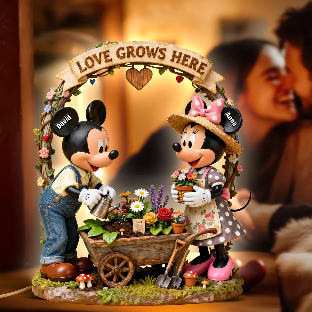 Love Grows Here Light Box - Personalized Gifts For Couples 04toqn240626