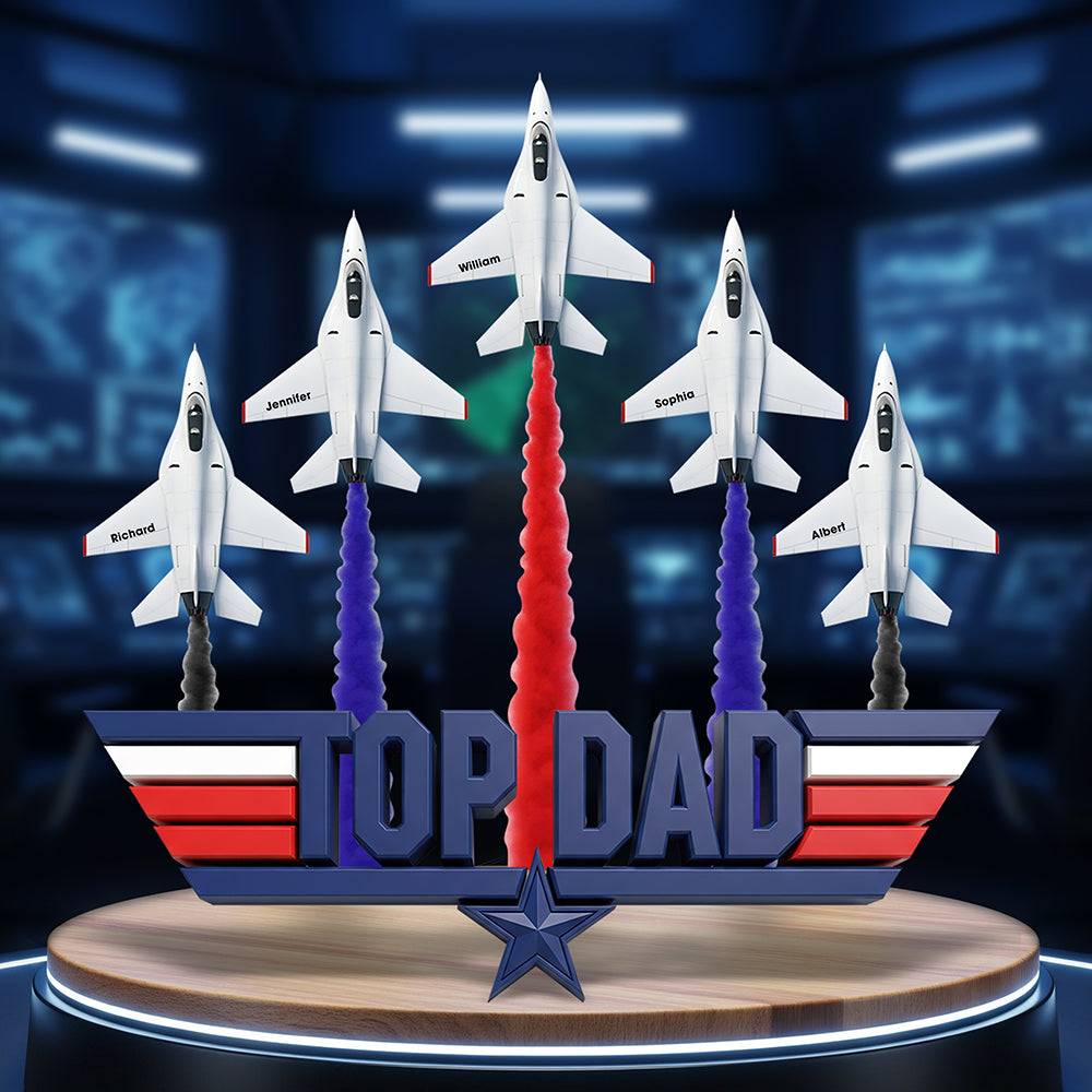 Pilot Dad Personalized Plaque for Dads 128ohqn080626