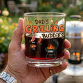 Grilling Buddy Dad And Kids 11oz Round Glass - Personalized Gifts For Father's Day Glass 02QHTN020626