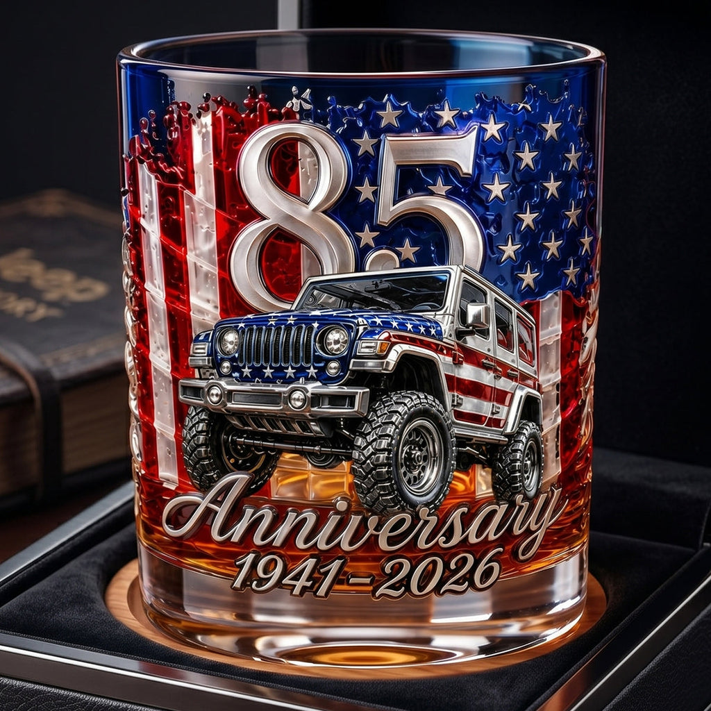 Celebrated 85th Anniversary Drinking Glass - Personalized Gifts 02padt290526