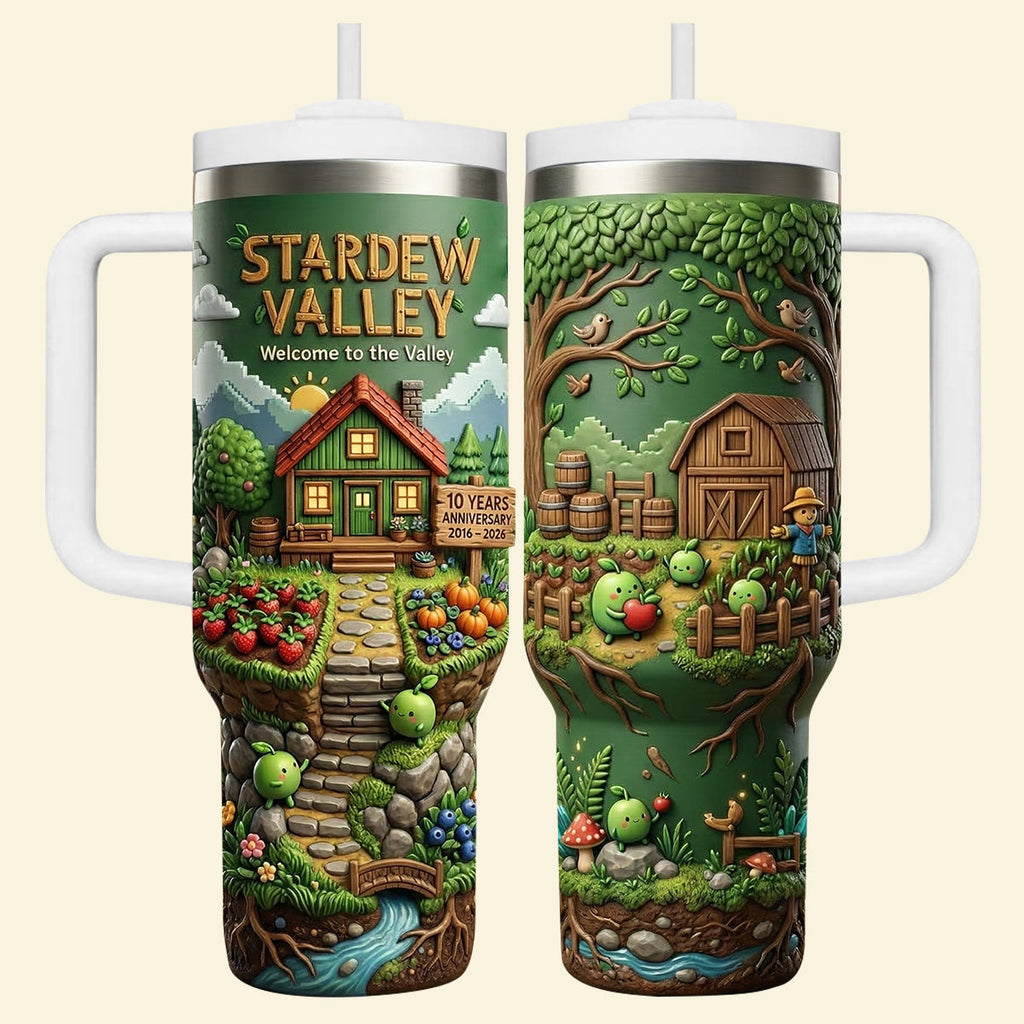 10 Years Anniversary Game Lovers 40oz Tumbler - Personalized Gifts For Gamers 05patn180326