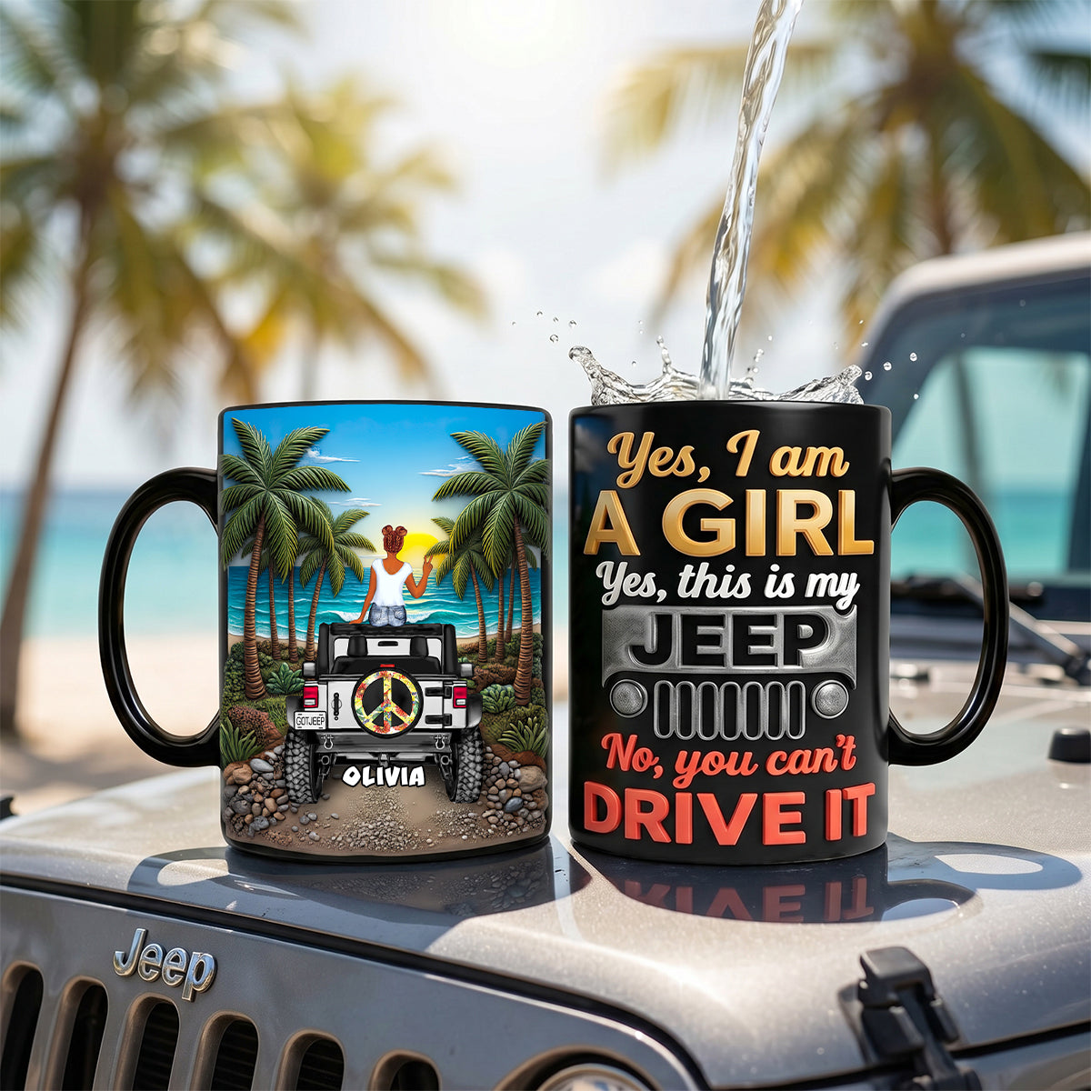 Adventure Girl Magic Coffee Mug - Personalized Gifts For Off-road Lovers 01HUDH230426