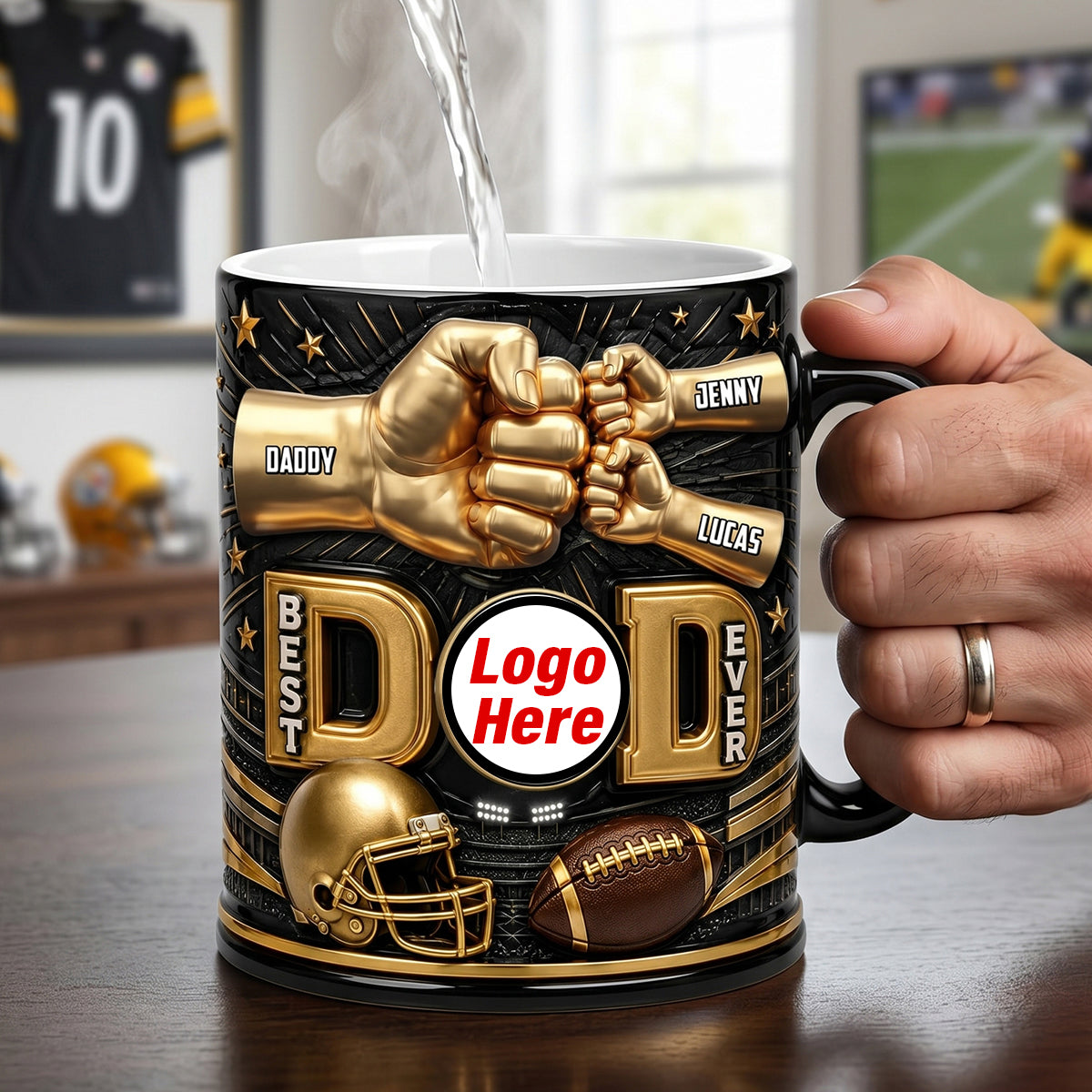 Best Football Dad Magic Coffee Mug 002natn080626