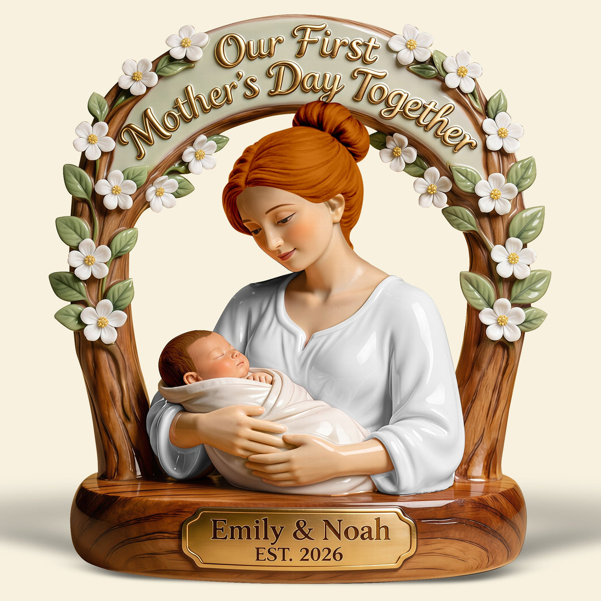 Our 1st Mother's Day Together Acrylic Plaque - Personalized Gifts For Mother 03tyqn110326