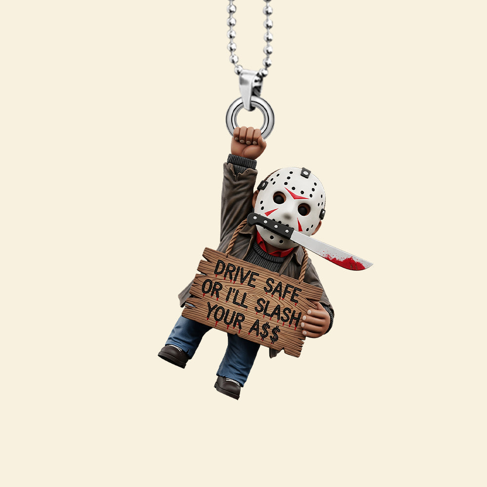 Spooky Characters Funny Gifts For Horror Fans Car Ornament 031qhtn290825