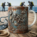Ocean Adventure Coffee Mug – Personalized Gifts For Scuba Diving Lovers 041tglu151225