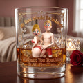 Playful Couple Round Glass - Personalized Gifts For Couples 05OHLU260626