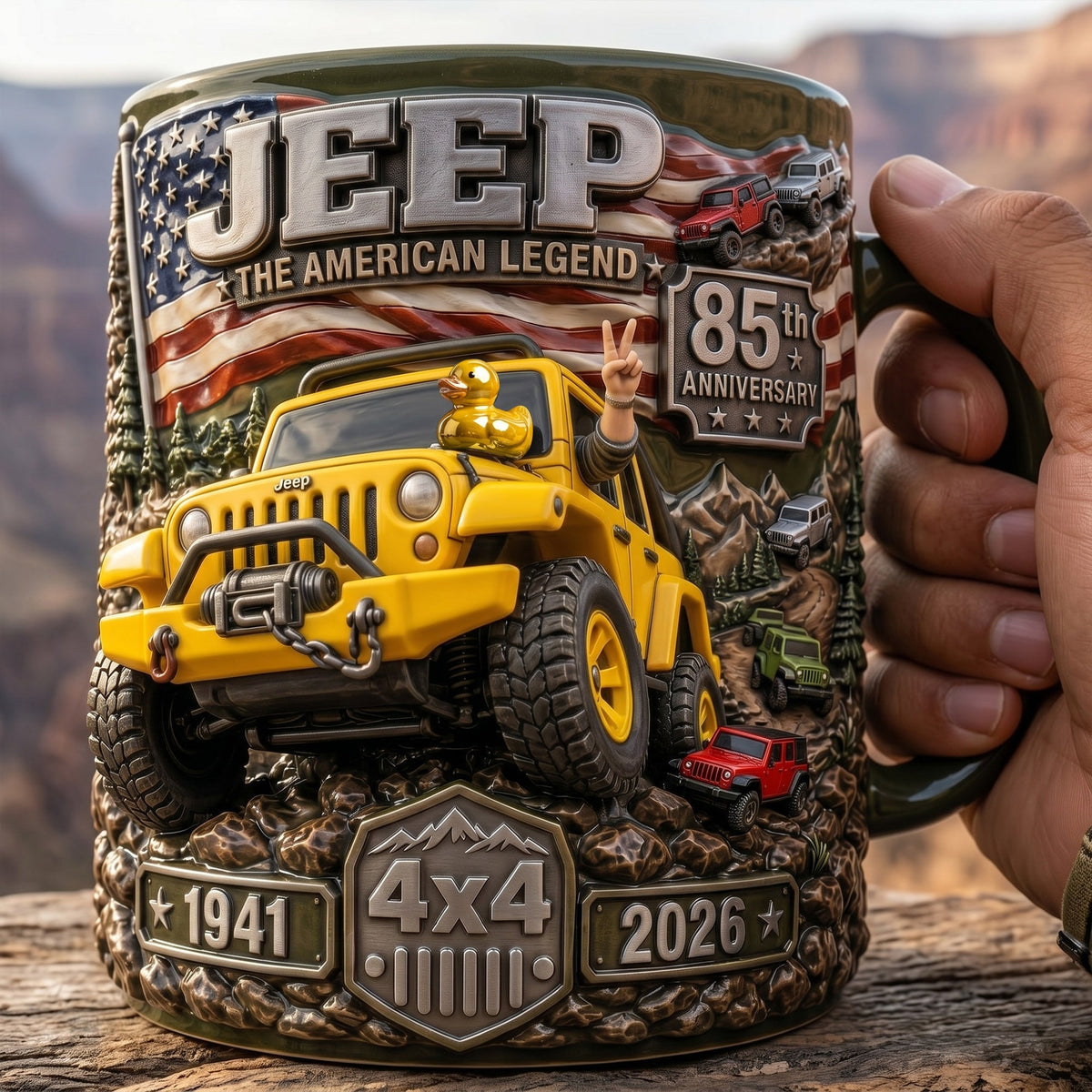 Proud Off-road Journey Magic Mug - Personalized Gifts For Off-road Lovers 094qhlu080626