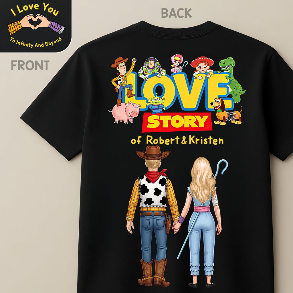 Our Love Story Shirt - Personalized Gifts For Couple 01HUDT220626